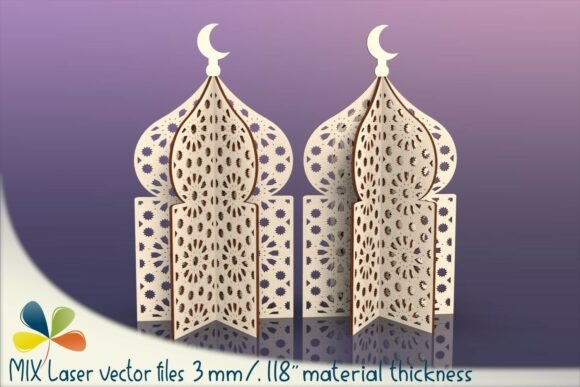 3 Piece Ramadan Decor SVG Laser Design Review for Real Projects