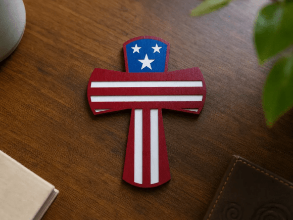American Cross with Flag - Laser Cutting Review