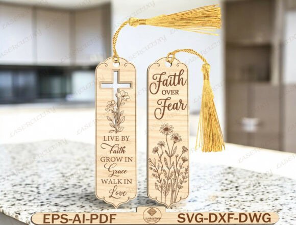 Bible Scripture Bookmark Laser Cut File: A Faithful Addition to Your Embroidery Projects