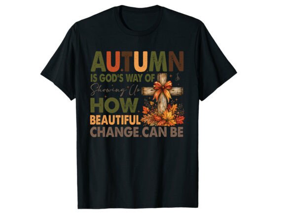 Christian Autumn Blessings Fall T-Shirt Review for Real Projects