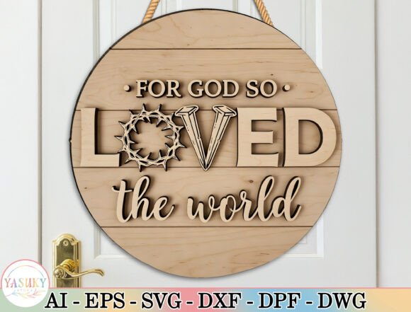 Christian Door Sign Laser Cut File SVG Review for Real Projects
