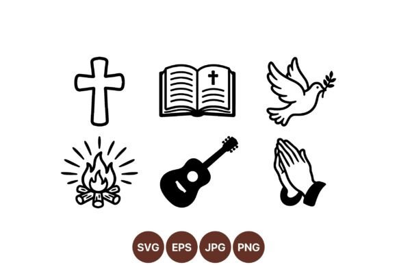 Christian Symbols Clipart Pack Review for Real Embroidery Projects