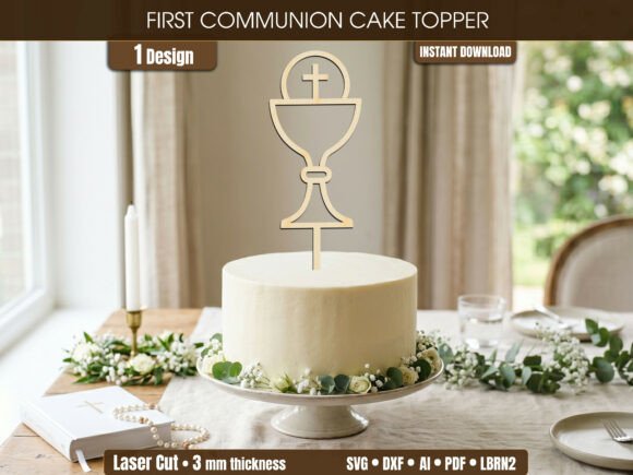 Communion Chalice Cake Topper SVG Review: A Faithful Design for Real Projects