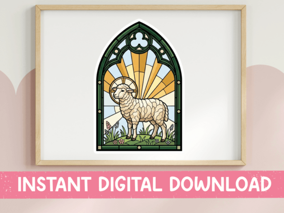 Lamb of God Stained Glass Window Design Review