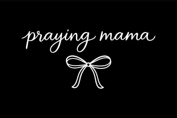 Praying Mama Script Bow – A Faith-Fueled Embroidery Design Review