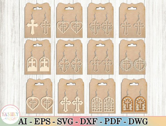 Reviewing the Cross Earrings Laser Cut File SVG Bundle for Real Projects