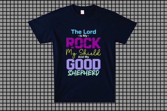 The Lord Is My Rock Embroidery Design: A Faithful Statement in Stitch